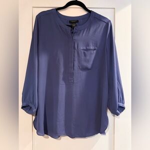 Grace Women's Elegant Blue Blouse